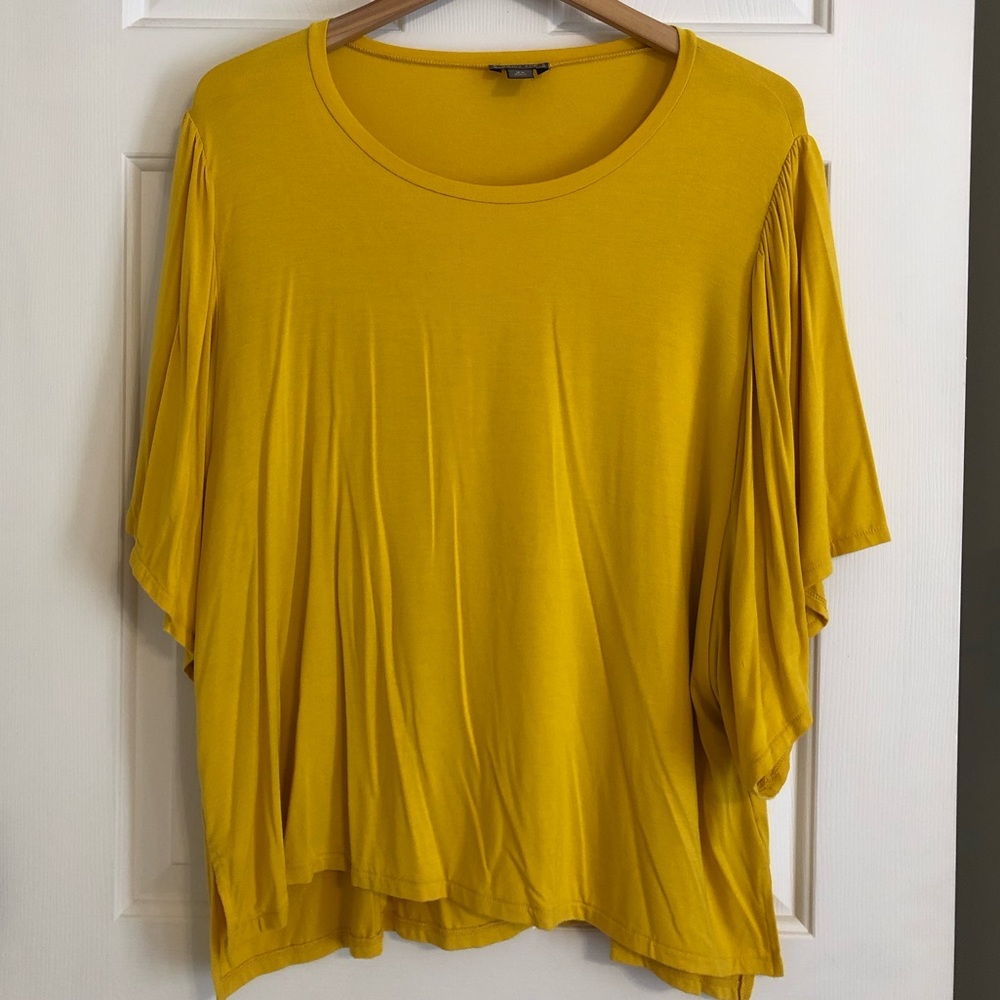 JCrew Point Sur flutter sleeve tee